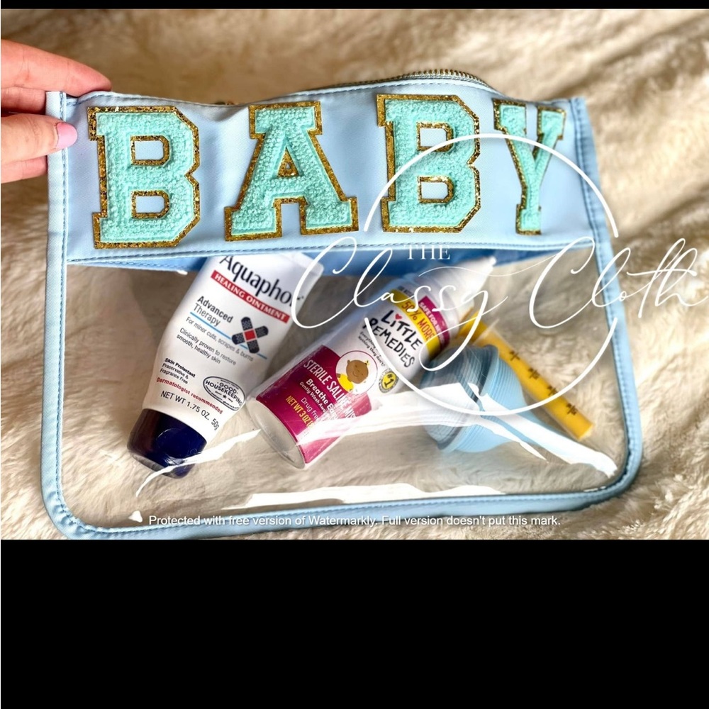 Baby Chenille Pouch